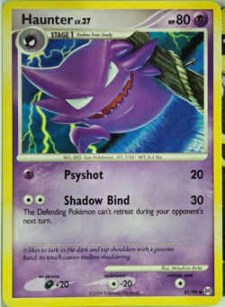 Pokemon Card TCG Haunter 42/99 Platinum Arceus NM - Image 1