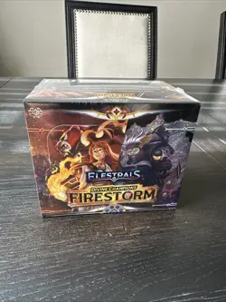Elestrals Divine Champions Firestorm Booster Box New Sealed W/ Promo Card - Image 1