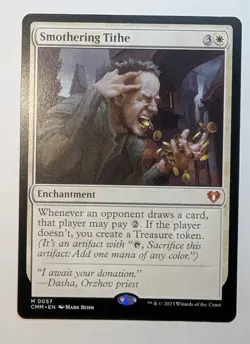 Smothering Tithe Commander Masters Card #0057 MTG NM - Image 1