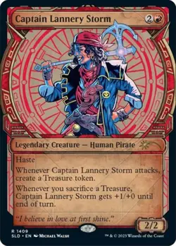 MTG English Captain Lannery Storm NM Normal Secret Lair - Image 1