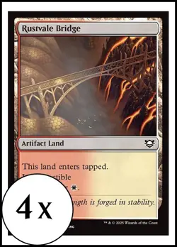 MTG - 4 x Rustvale Bridge - Playset 4x x4 - Edge of Eternities - Image 1