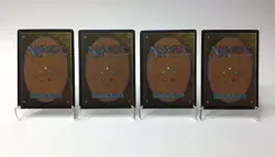 (4) Magic: The Gathering Craw Wurm MTG Vintage 1994 Revised Edition MP - Image 2