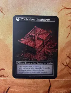 The Malleus Maleficarum (Foil) - Unique - Gothic - NM - Sorcery: Contested Realm - Image 1
