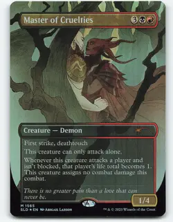 Master of Cruelties (Rainbow Foil) #1565 Secret Lair Drop Series - Image 1