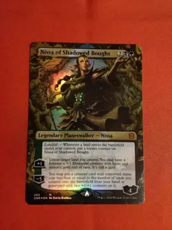 Nissa of Shadowed Boughs (Borderless) Mythic FOIL Zendikar Rising Unplayed Mint+ - Image 1
