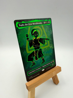 Toph, the First Metalbender (Borderless) (Neon Ink Foil) (Mint) Avatar x MTG - Image 4