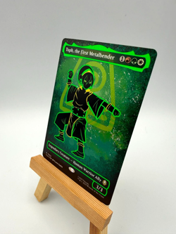 Toph, the First Metalbender (Borderless) (Neon Ink Foil) (Mint) Avatar x MTG - Image 5