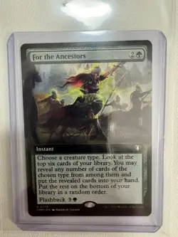 For the Ancestors Extended (NM Non-Foil) CMM-0770 Rare MTG - Image 3