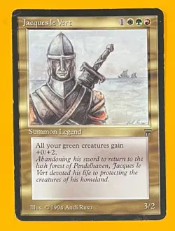 MTG JACQUES LE VERT Legends (OldManMTG 012-710) - Image 1