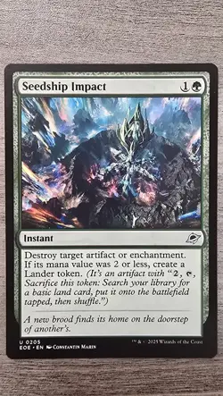 x4 Seedship Impact (U) #205 Edge of Eternities MTG Near Mint - Image 1