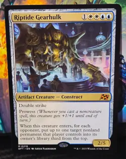 magic the gathering - Riptide Gearhulk - Artifact Creature - Construct - Mythic - Image 1