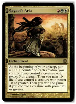 MTG Mayael's Aria - Alara Reborn Heavily Played English - Image 1