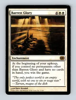 Barren Glory Future Sight Non-Foil MTG LP - Image 1