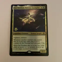 Syr Vondam, Sunstar Exemplar Edge of Eternities Prerelease Foil - Image 1