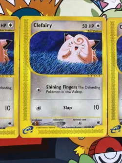 Clefairy 101/165 Expedition Base Set Regular Pokemon TCG Vintage Lot 3x - Image 5