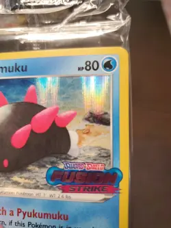 Pokemon TCG - Fusion Strike SEALED Pyukumuku Pre release Promo SWSH169 Box Fresh - Image 4