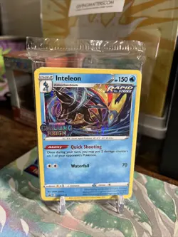 Pokemon TCG Inteleon Sword & Shield SWSH113 Promo Sealed Pre Release Deck - Image 1