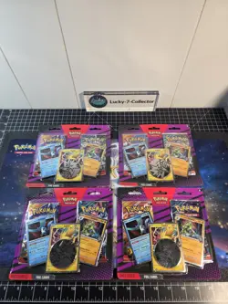 Pokemon TCG Lot Of (4), Team Rocket, Articuno, Zapdos, Tyranitar, Blister 2 Pack - Image 1