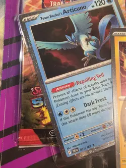 Pokemon TCG Lot Of (4), Team Rocket, Articuno, Zapdos, Tyranitar, Blister 2 Pack - Image 4