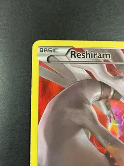 2015 Pokemon Reshiram Full Art Promo XY74 Black Star Promo Holo LP - Image 3