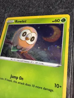 Pokemon TCG Rowlet SWSH220 Cyndaquil SWSH221 Oshawott SWSH222 Cosmos Holo NM - Image 5