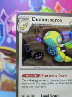 Pokemon TCG Temporal Forces Dudunsparce 129/162 Holo Rare NM/M - Image 2