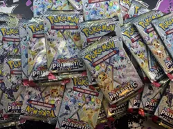 Pokemon TCG Prismatic Evolutions SEALED Booster Packs from Mini Tins - Image 2