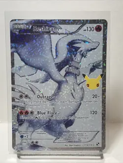 Reshiram (Holofoil) Celebrations: Classic Collection 113/114 Pokemon TCG - Image 1