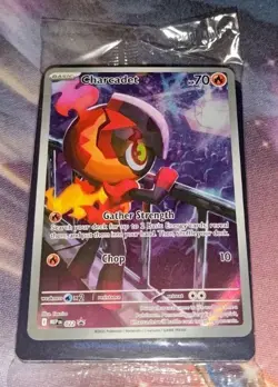 Pokemon Charcadet 022 ETB Black Star Promo - Phantasmal Flames - NM SEALED - Image 1