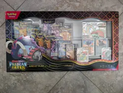 Pokemon TCG PALDEAN FATES Great Tusk & Iron Treads ex Premium Collection - New! - Image 1