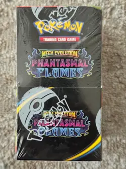 Pokemon TCG Phantasmal Flames Half Booster Box (18 Packs) Small Tear in Seal - Image 1