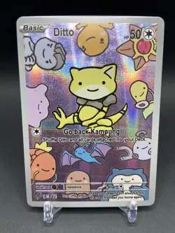 Ditto Abra 29 - After Skool Hobby V2 Genetic Mystery - Pokemon Fan Art HOLO - Image 1