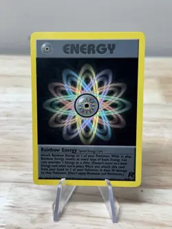 Pokemon TCG Team Rocket Rainbow Energy 80/82 - NM/LP Condition! - Image 1