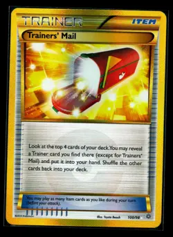 Pokemon Trainer’s Mail 100/98 Ancient Origins Gold Secret Rare Holo NM- - Image 1
