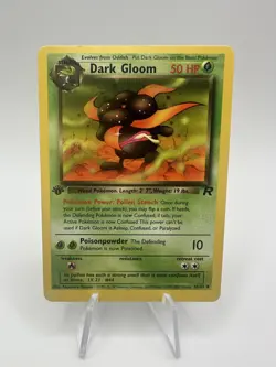 1st Edition Gloom 36/82 Team Rocket Uncommon Vintage WOTC Pokemon TCG LP Himeno - Image 1
