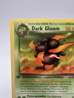 1st Edition Gloom 36/82 Team Rocket Uncommon Vintage WOTC Pokemon TCG LP Himeno - Image 2