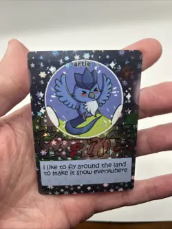 Pokiebubies 1st Edition Fan Art Chef Ken Lee Artie #49 Articuno V2 Holo Pokemon - Image 3