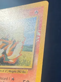 Arcanine 23/102 INK BLOT ERROR Pokemon Base Set (1999) Vintage WOTC - NM/LP - Image 4