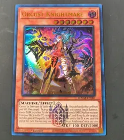 Yu-Gi-Oh! Orcust Knightmare Ultra Rare BLMM-EN087 1st Edition NM - Image 1