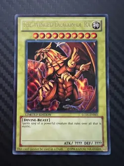 Yugioh The Winged Dragon of Ra LC01-EN003 Ultra Rare Limited Edition VLP - Image 1