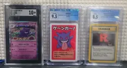 CGC & SGC GENGAR Pokemon Card Graded Lot Full Arts Mint Near Mint Vintage - Image 1