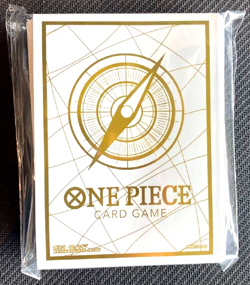 ONE PIECE Card Game Limited Card Sleeve Standard Gold - Image 1