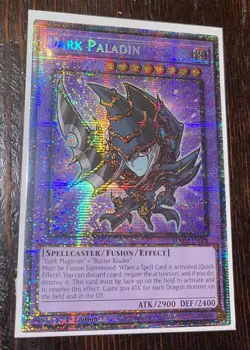Yugioh Trading Card: Dark Paladin BLMM-EN008 1st Ed Starlight Rare Near Mint - Image 1