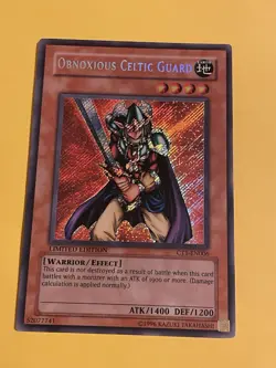 Obnoxious Celtic Guard CT1-EN006 Limited Edition NM/M Pack Fresh Yu-Gi-Oh Card - Image 4