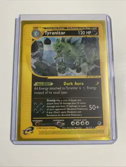 Pokemon TCG Tyranitar Card Expedition Base Set #066/165 - Image 4