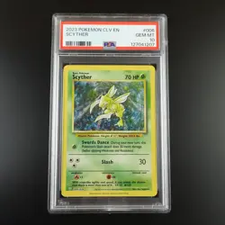 PSA 10 Scyther 006/034 Pokemon Classic Collection English Holo Graded Card - Image 1
