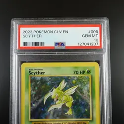 PSA 10 Scyther 006/034 Pokemon Classic Collection English Holo Graded Card - Image 2