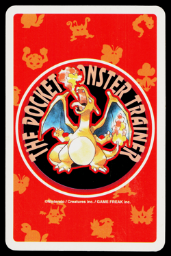 Abra 8 of Spades 1996 Red Playing Cards Pokemon Japanese Lightly Played - Image 2
