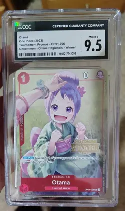 One Piece Online Regional Winner Otama Prize Card CGC 9.5 Mint+ NM Very Rare - Image 1