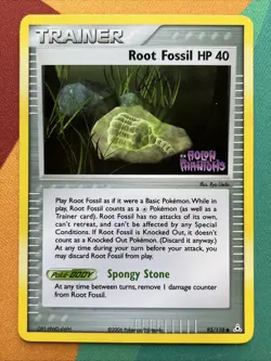 Pokemon Card - Root Fossil HP 40 - Reverse Holo (93/110) ex Holon Phantoms NM - Image 1